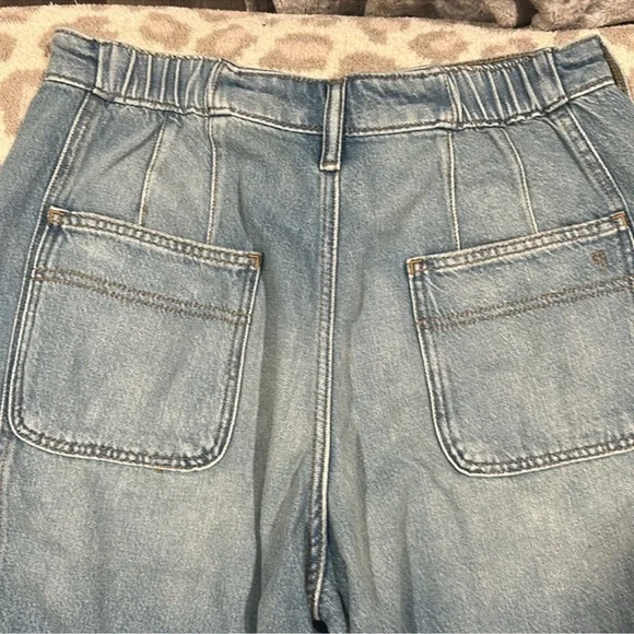 Pilcro Blue Distressed Denim Bermudas - Picture 7 of 7